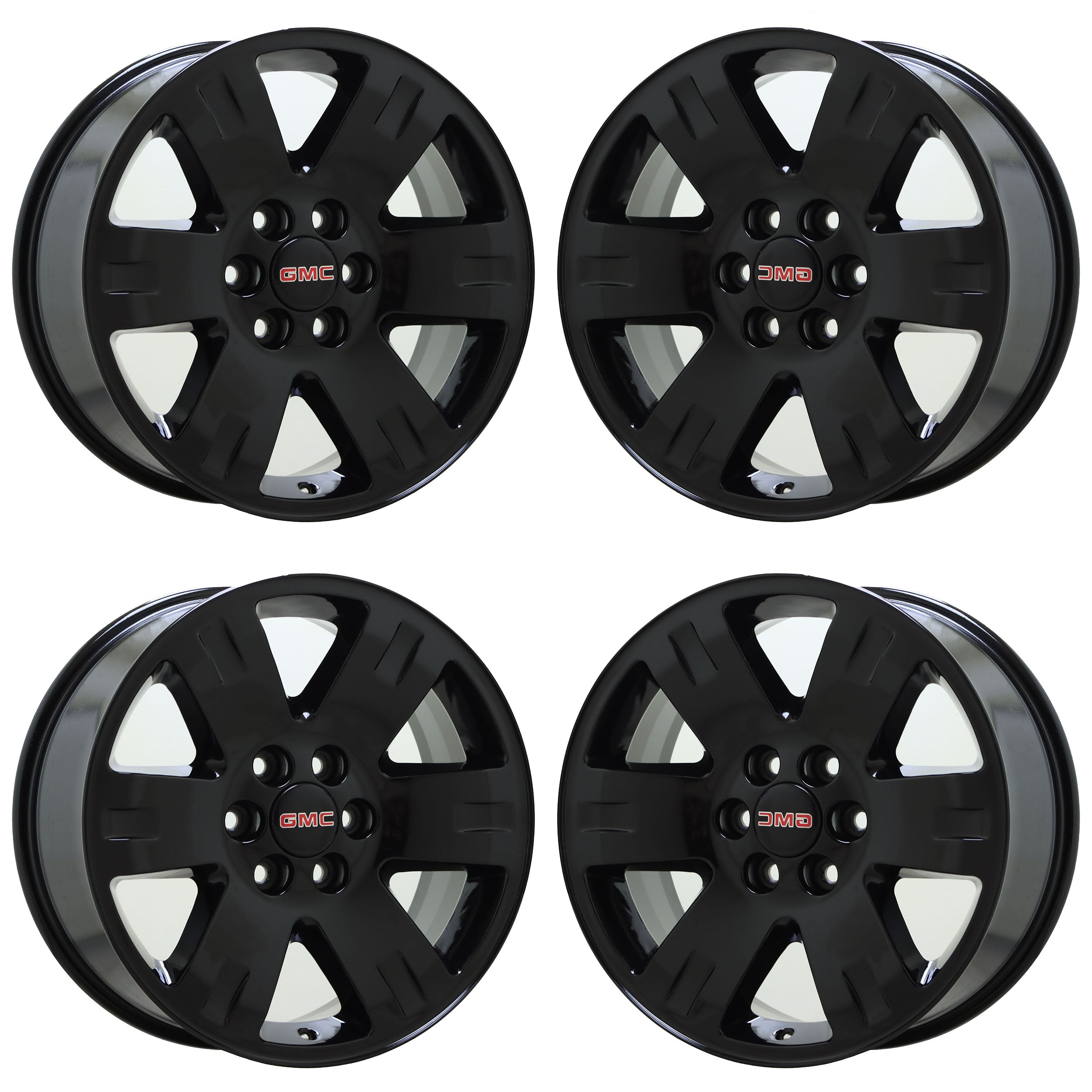 20" GMC Sierra 1500 Yukon Gloss Black wheels rims Factory OEM 5307 EXCHANGE